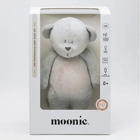 Moonie - Snuggle buddy dallammal és lámpával maci ezüst