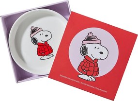 PEANUTS kerek tálka Ø 10,3 cm , Snoopy kabátban