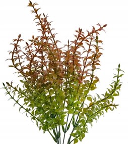 Mesterséges növény zöld és piros levelekkel 40 cm