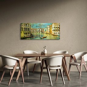Kép - velencei csatorna és gondolák (120x50 cm)