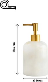 Bianco - White, Matte Gold