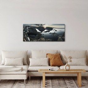Kép - Norvég hegyek (120x50 cm)