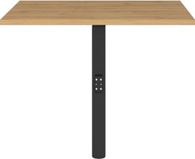 Hosszabbító asztallap íróasztalhoz tölgyfa dekoros asztallappal 80x80 cm Agenda – Germania