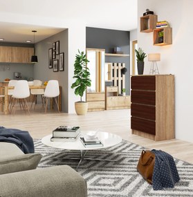 Komód Kadir Típus2 (szonoma tölgy + wenge). Akció -15%. 1069023