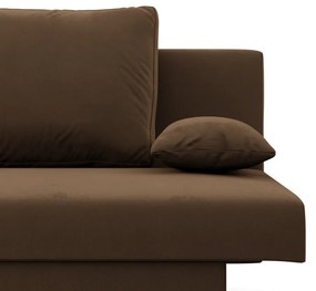 Sony kanapé, szövet anyag, hab töltet, barna