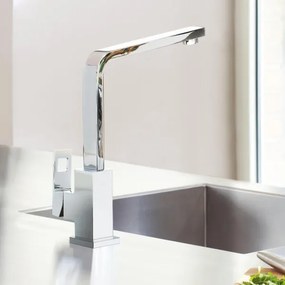 GROHE 31255000 - EUROCUBE mosogatócsaptelep, fényes króm