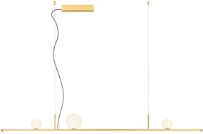 Redo 01-4301 - Fényerőszabályozható LED csillár kábellel DUNE LED/48W/230V arany