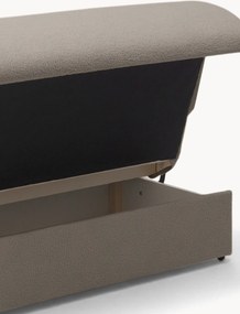 Nubi háromszemélyes ágyazható ágyneműtartós kanapé 140 cm - bézs buklé Quelle 16