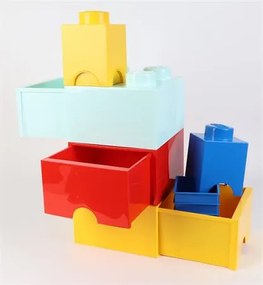 Tárolódoboz, szögletes, LEGO, kék (L40011731)