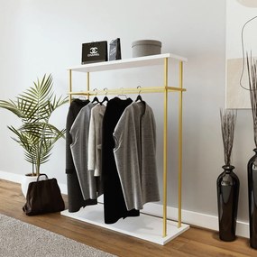 Fehér ruhatartó állvány Wuppertal – Kalune Design