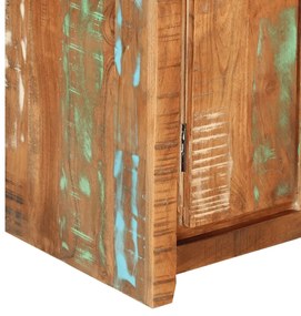 tömör újrahasznosított fa tálalószekrény 55 x 33 x 75 cm