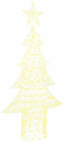 Karácsonyfa 240 LED-del Meleg fehér 180 cm Akril