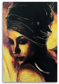 Gario Vászonkép Introvertált no, portré, portré Méret: 70 x 100 cm