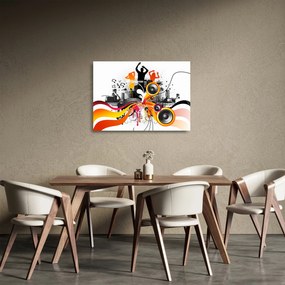 Kép - Zene (üvegen) (70x50 cm)