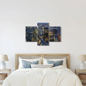 Kép - London esti panorámája (90x60 cm)