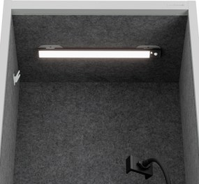 Sally 600mm korpus Szary - siedzisko Ciemnoszary