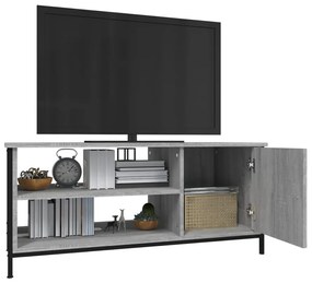 szürke sonoma színű szerelt fa TV-szekrény 100x40x45 cm