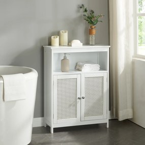 [en.casa] Midi fürdőszobaszekrény Karlsøy 80x60x28cm fehér