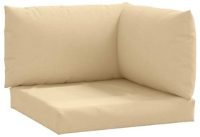 3 db melange bézs szövet raklappárna