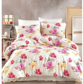 BedTex Pamut ágynemét Tulip krém, 220 x 200 cm, 2db 70 x 90 cm