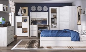 PC asztal typ 80, fehér craft, ANGEL