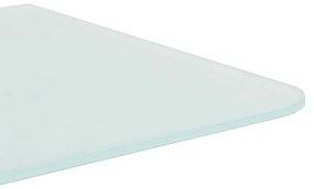 Falra szerelhető edzett üveg piszoárelválasztó fal 90 x 40 cm