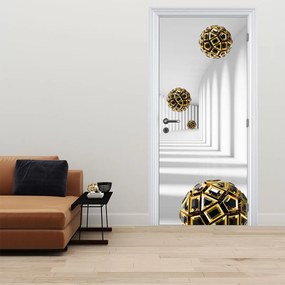 Fotótapéta ajtóra - Absztrakt labda motívum (95x205cm)