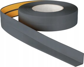 Pvc Befejezőléc 30x30 25m Grafit flexibilis konyhai