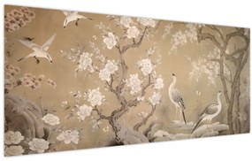 Kép - Rajzfilm japán táj (120x50 cm)