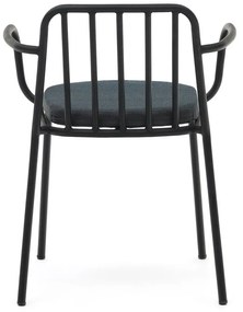 Fekete fém kerti szék Bramant – Kave Home