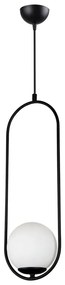 Arch fekete függőlámpa, magasság 146 cm - Squid Lighting