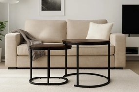 Kerek puff lábakon 28 x 42 cm