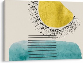 Kép - Absztrakt festmény a strandról N⁰2 (70x50 cm)