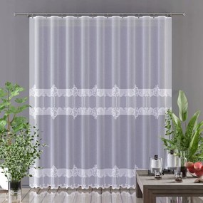 Mg Függöny 648/220 Fehér 200x245cm Kész Szalaggal