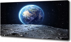 Vászonkép Bolygó Föld 100x70 cm