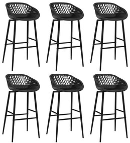 7 részes fehér és fekete bárszett