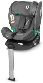 Lionelo - Forgatható autósülés alappal BRAAM i-Size 40-150 cm Kőszürke