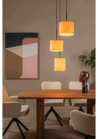 Lucide 45409/13/38 - Csillár zsinóron MAYA 3xE27/40W/230V krémes