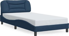 vidaXL ágykeret matrac nélkül Hvar kék 100x200 cm anyagból