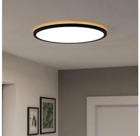 Eglo 901465-LED RGBW Dimmelhető fürdőszobai lámpa ROVITO-Z 16,8W/230V átm. 50cm IP44 fekete 901465