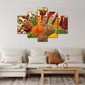 Kép - Fűszerek a világ minden tájáról (150x105 cm)