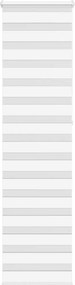 vidaXL zebrafüggönnyel fehér szövetszélesség 55,9 cm poliészter