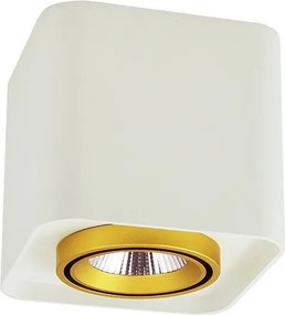 POLUX 312013 XENO Kocka Mennyezeti Lámpa Fehér, Arany LED IP20