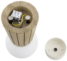 Argon 8973 - VOLANTE fürdőszobai mennyezeti lámpa 1xG9/6W/230V IP44 átm. 12 cm, bézs