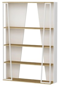 Regál Nidupe 1 (zafír tölgy + antracit + fehér) . 1093060