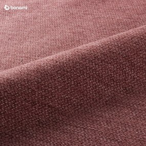 Rózsaszín kinyitható sarokkanapé (variálható) Nihad – Bobochic Paris