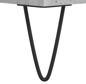 betonszürke szerelt fa dohányzóasztal 60 x 44,5 x 45 cm