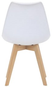 Fehér Műanyag Étkezőszék. CT-X7056 WT