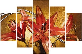 Kép a liliomvirágokról (150x105 cm)