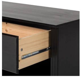 Sötétbarna borovi fenyő TV-állvány 137x47 cm Anita – Støraa